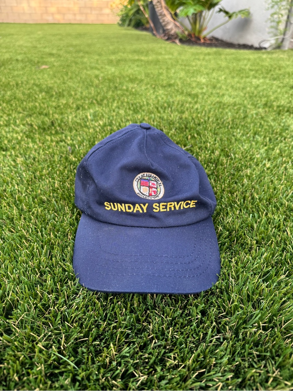 Kanye West Sunday Service Hat Navy Yeezy